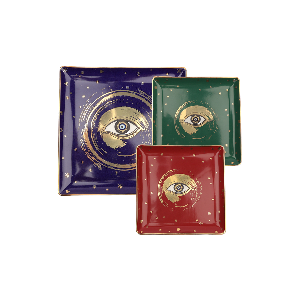 Evil Eye Square Platter Gift set 2