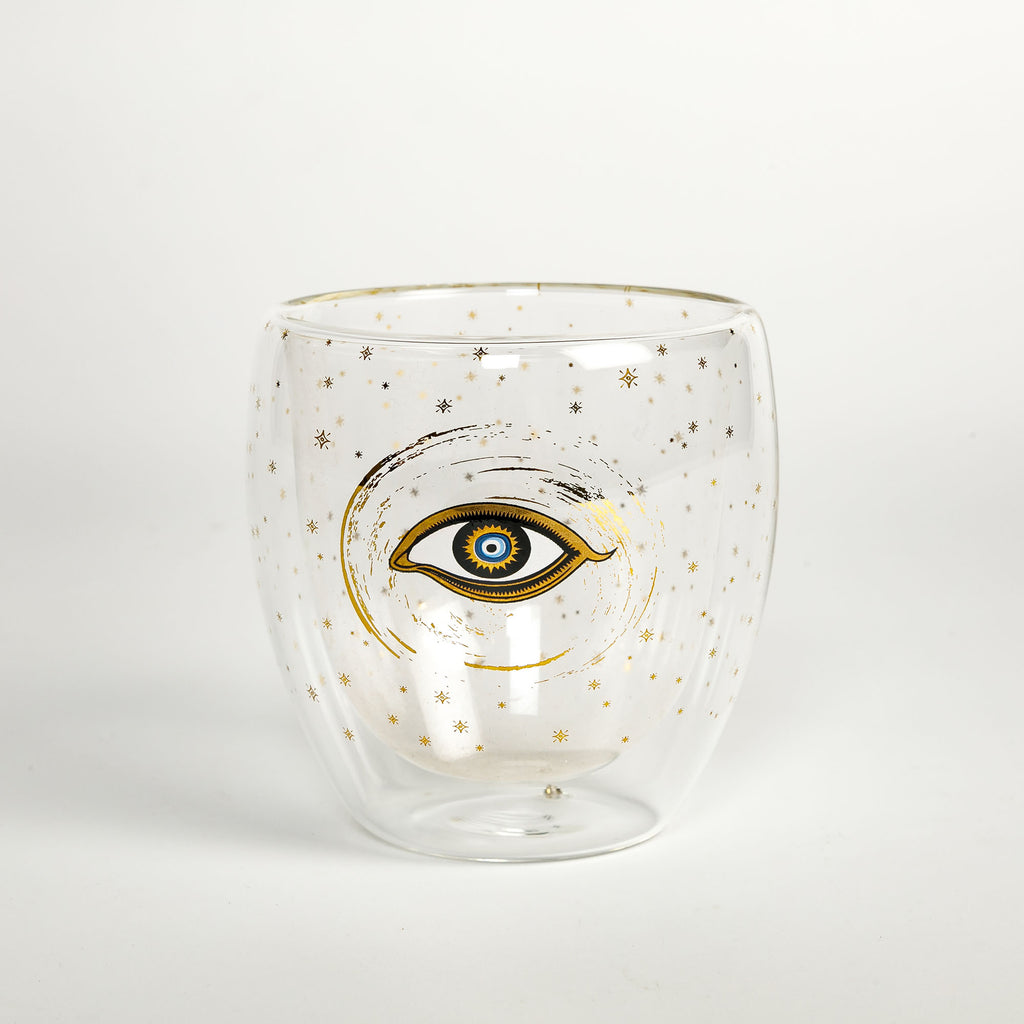 Evil Eye Double Walled Glasses 250 ml (250 ML - set of 2)