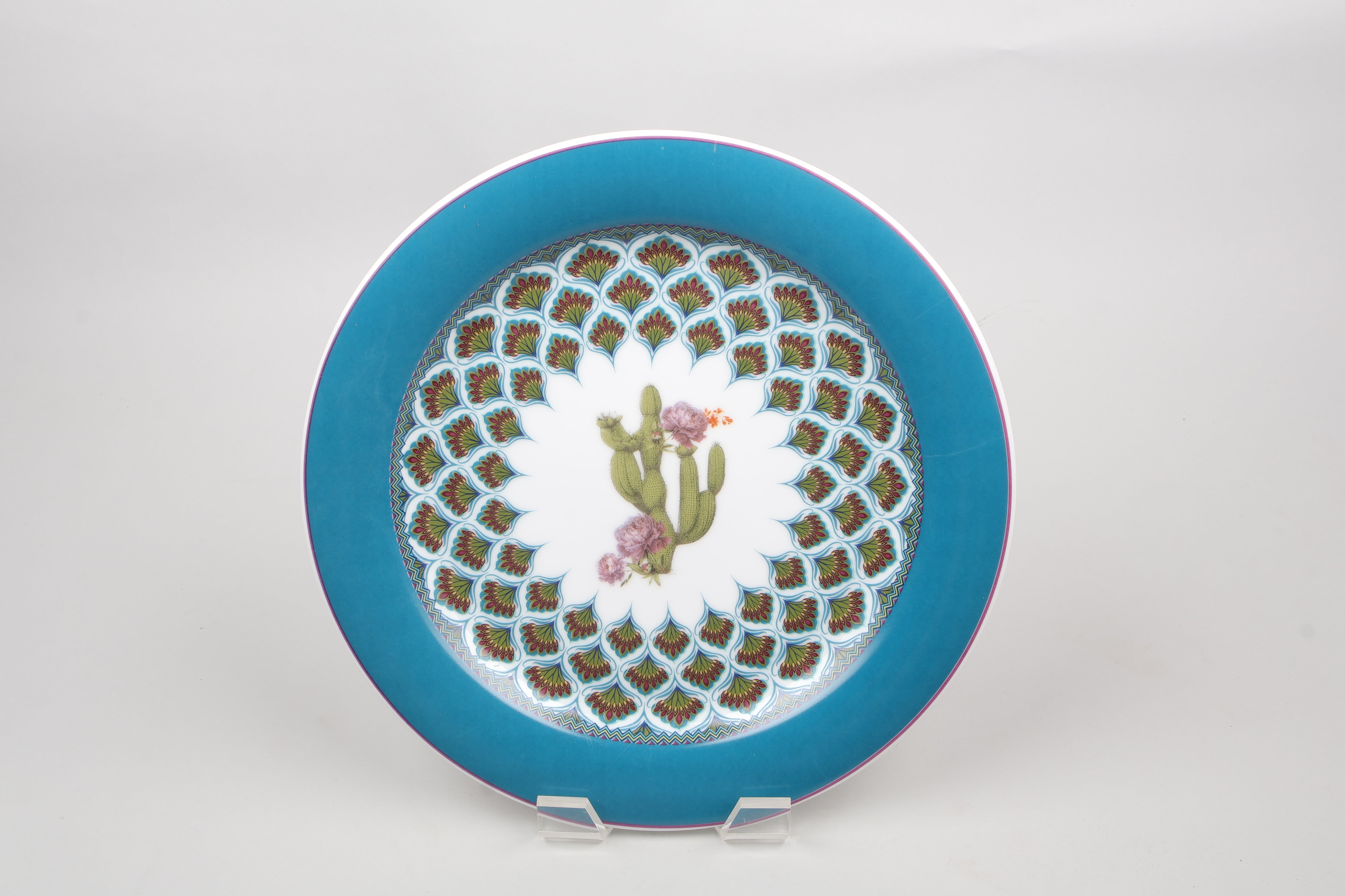 Mexican Dinner plate-white centre