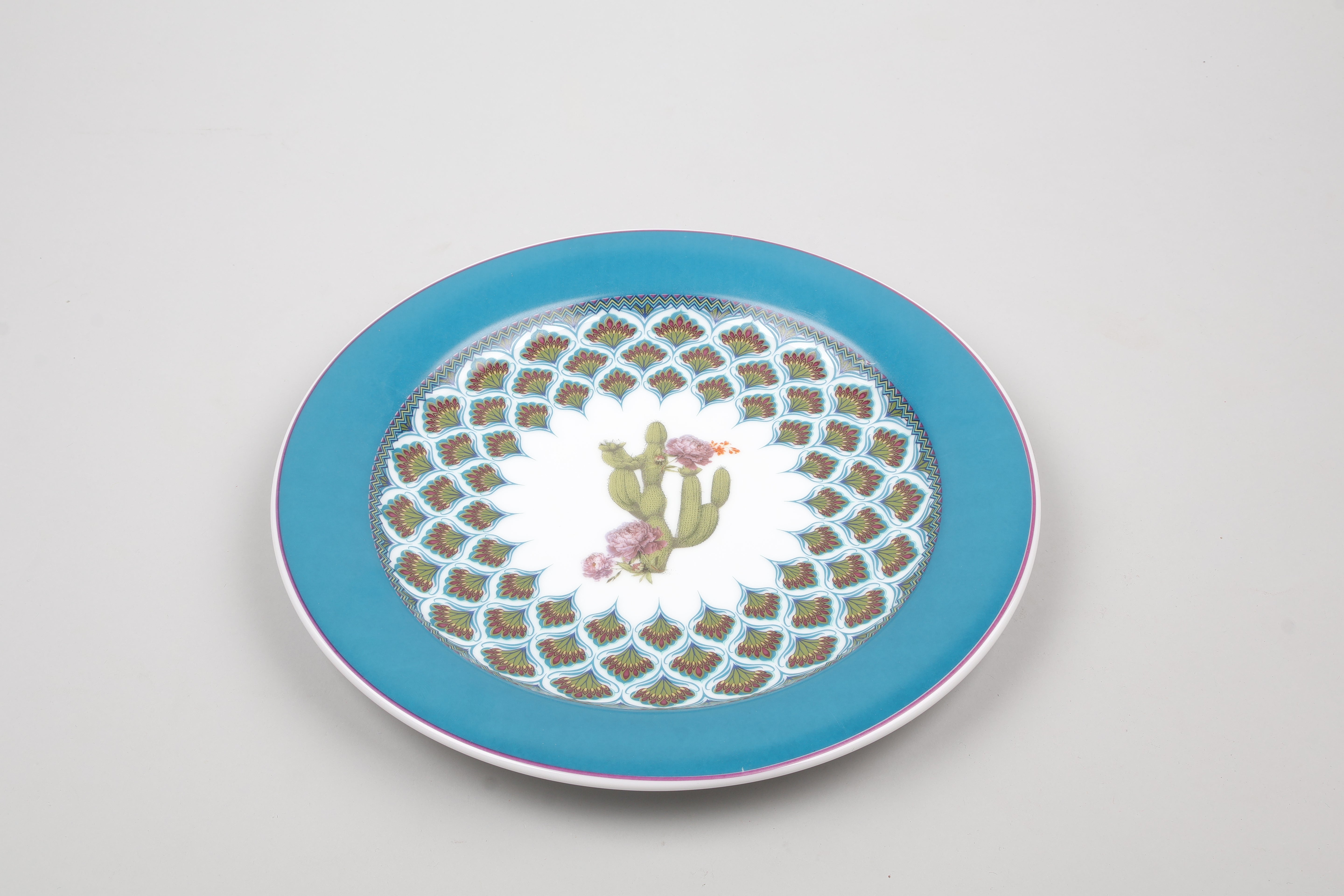 Mexican Dinner plate-white centre