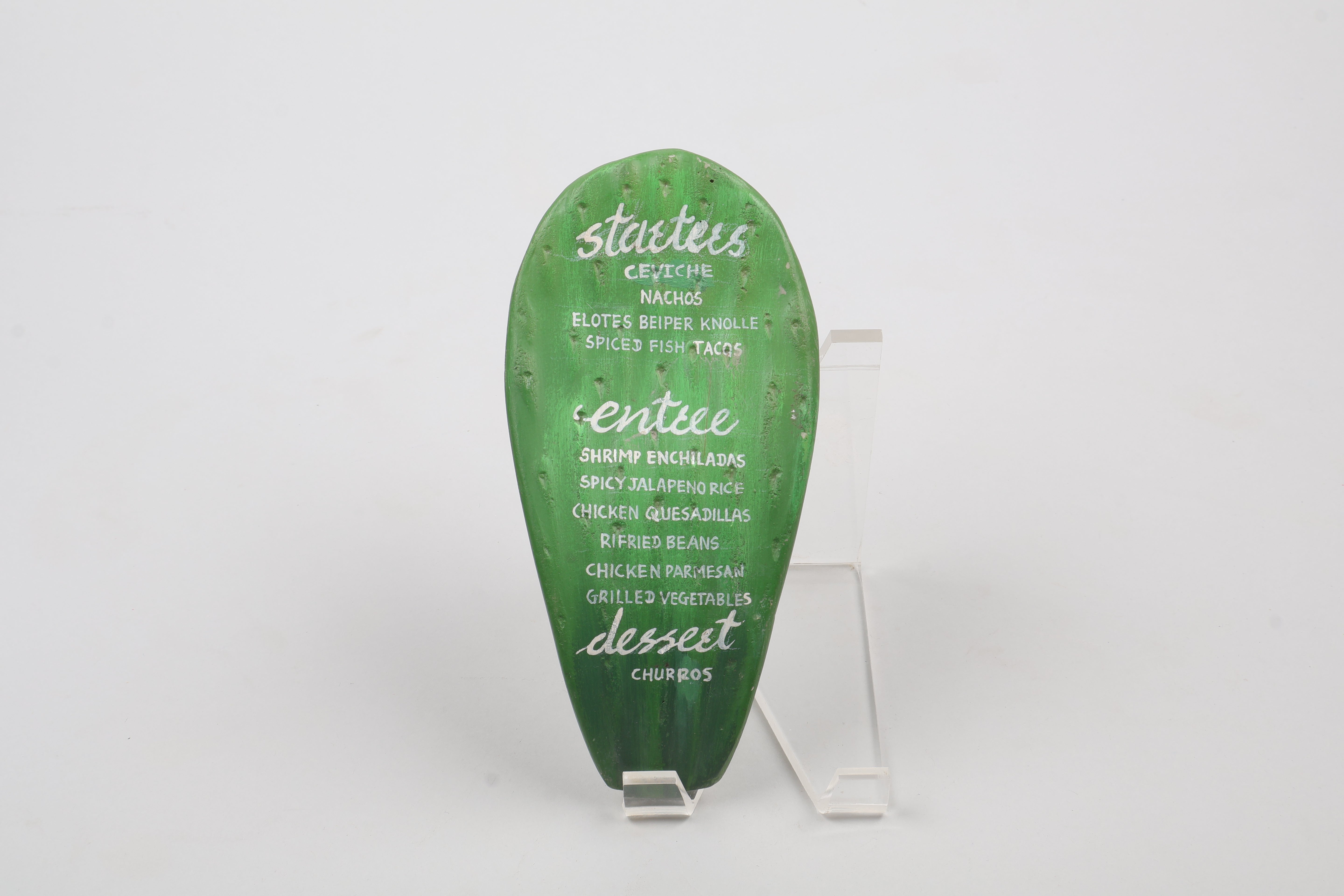 Mexican Cactus Menu Holder