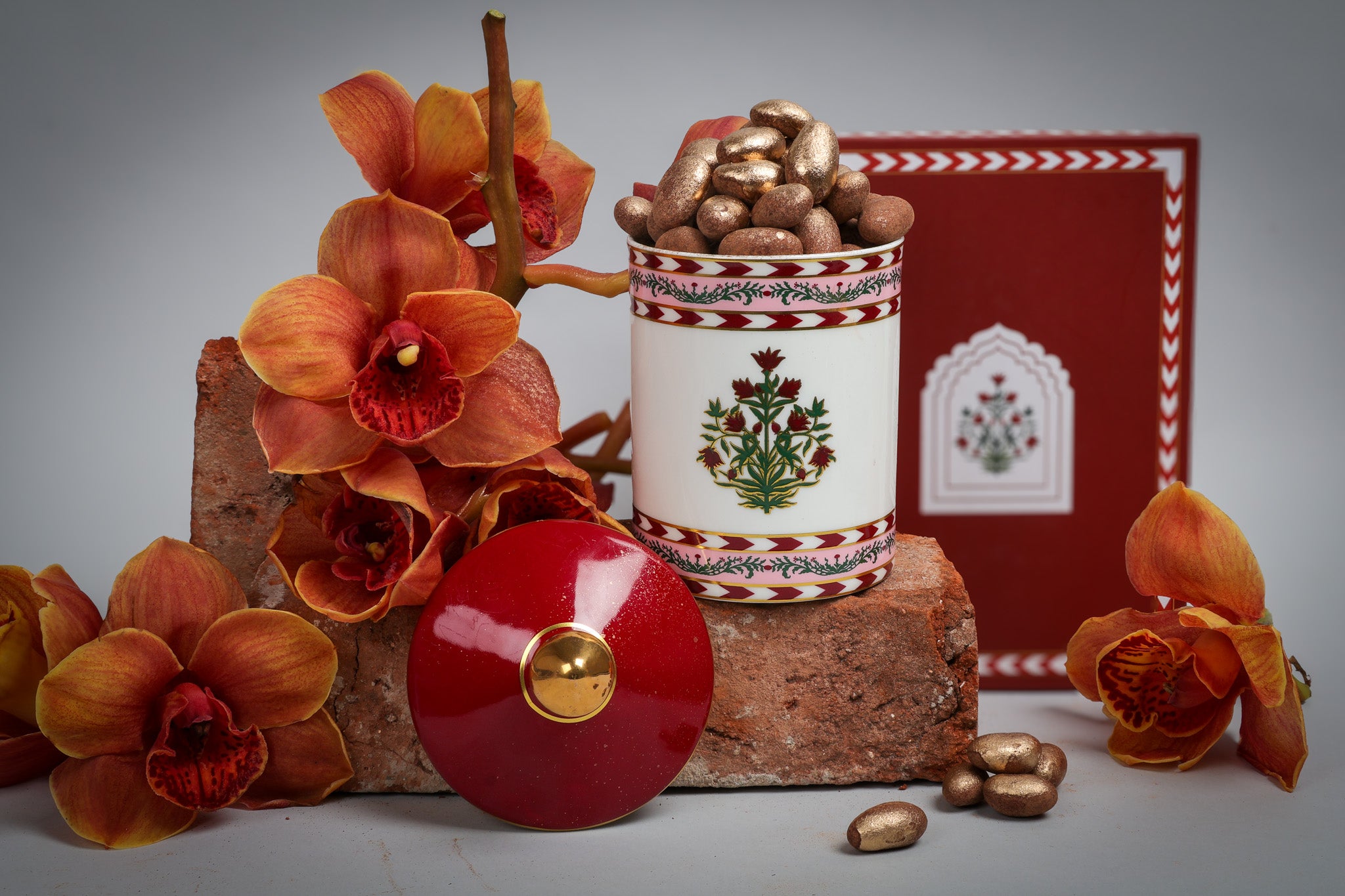 Amer Candleholder- Red