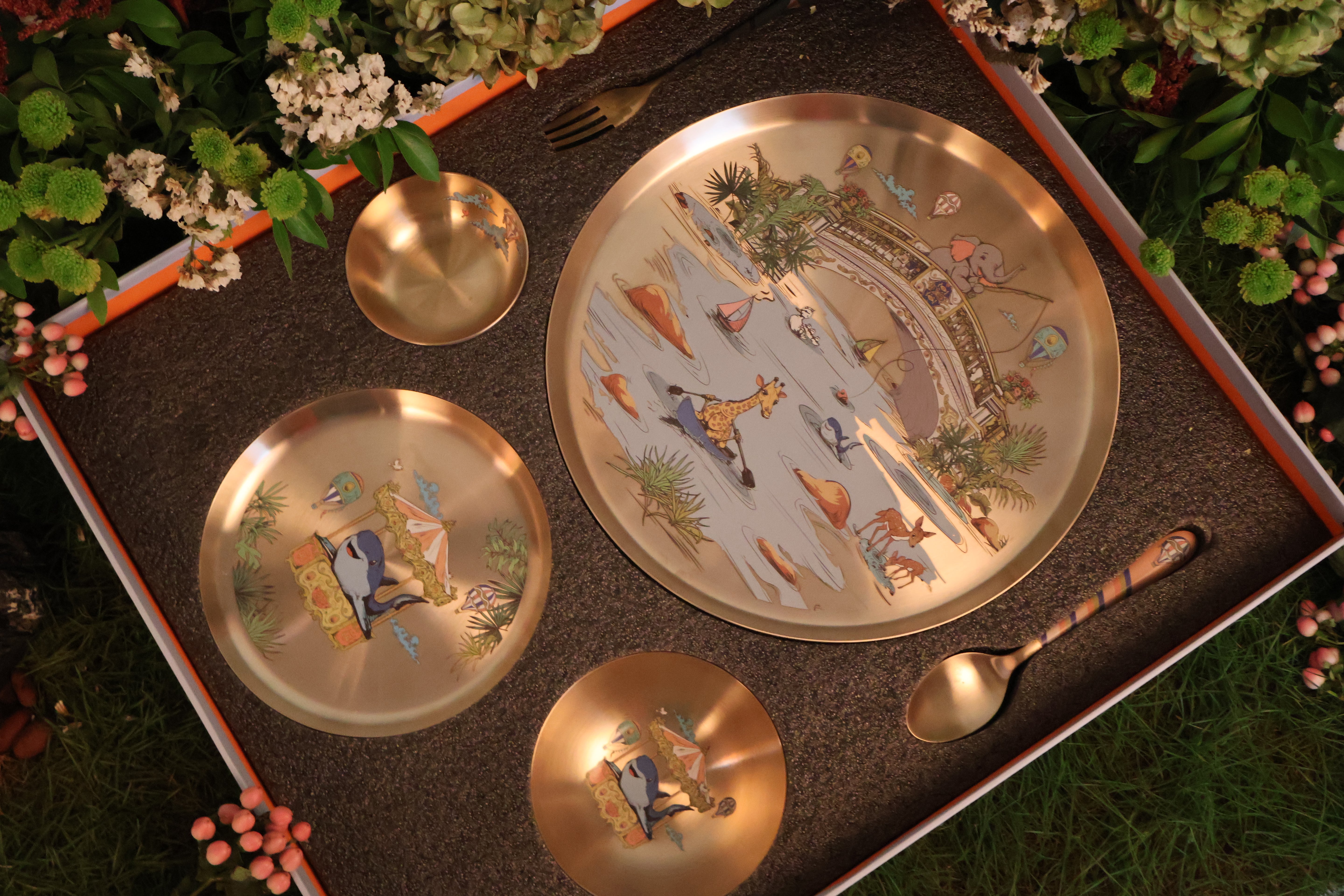 Kansa Children’s collection Set of 6- Bridge & Babyshark