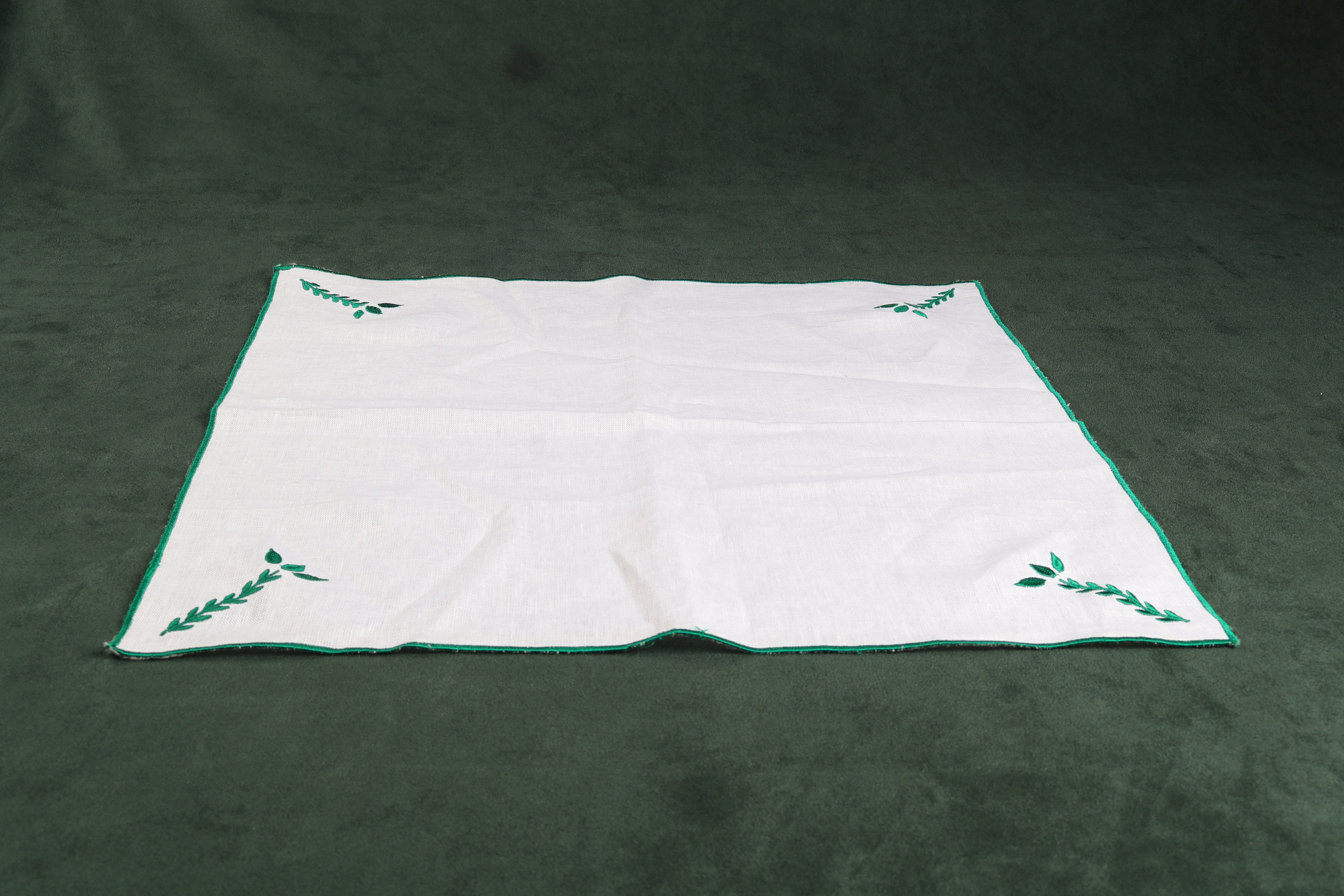 Tenkaya White Green Napkin