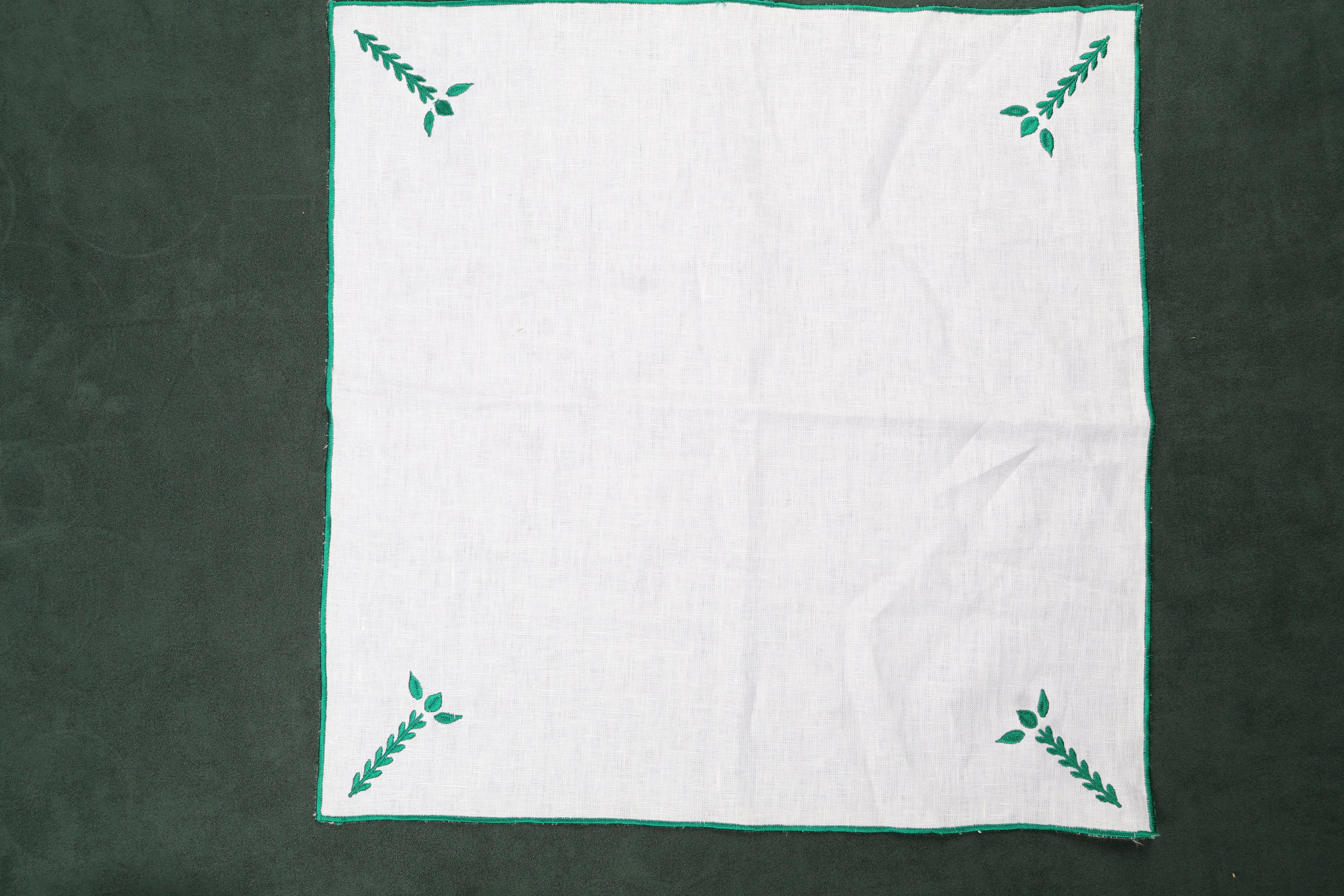 Tenkaya White Green Napkin