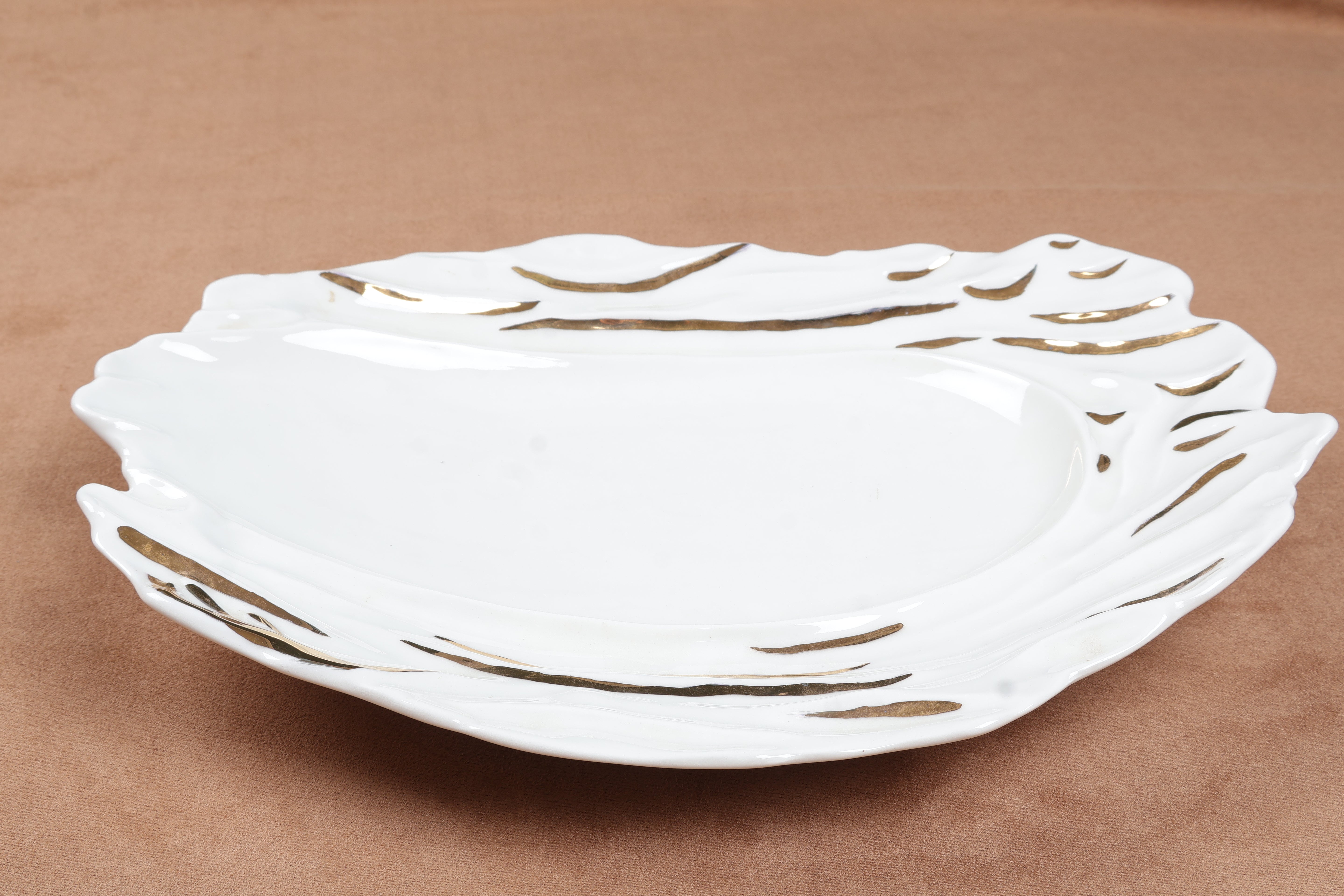 Identity Platter large with 24k Gold work