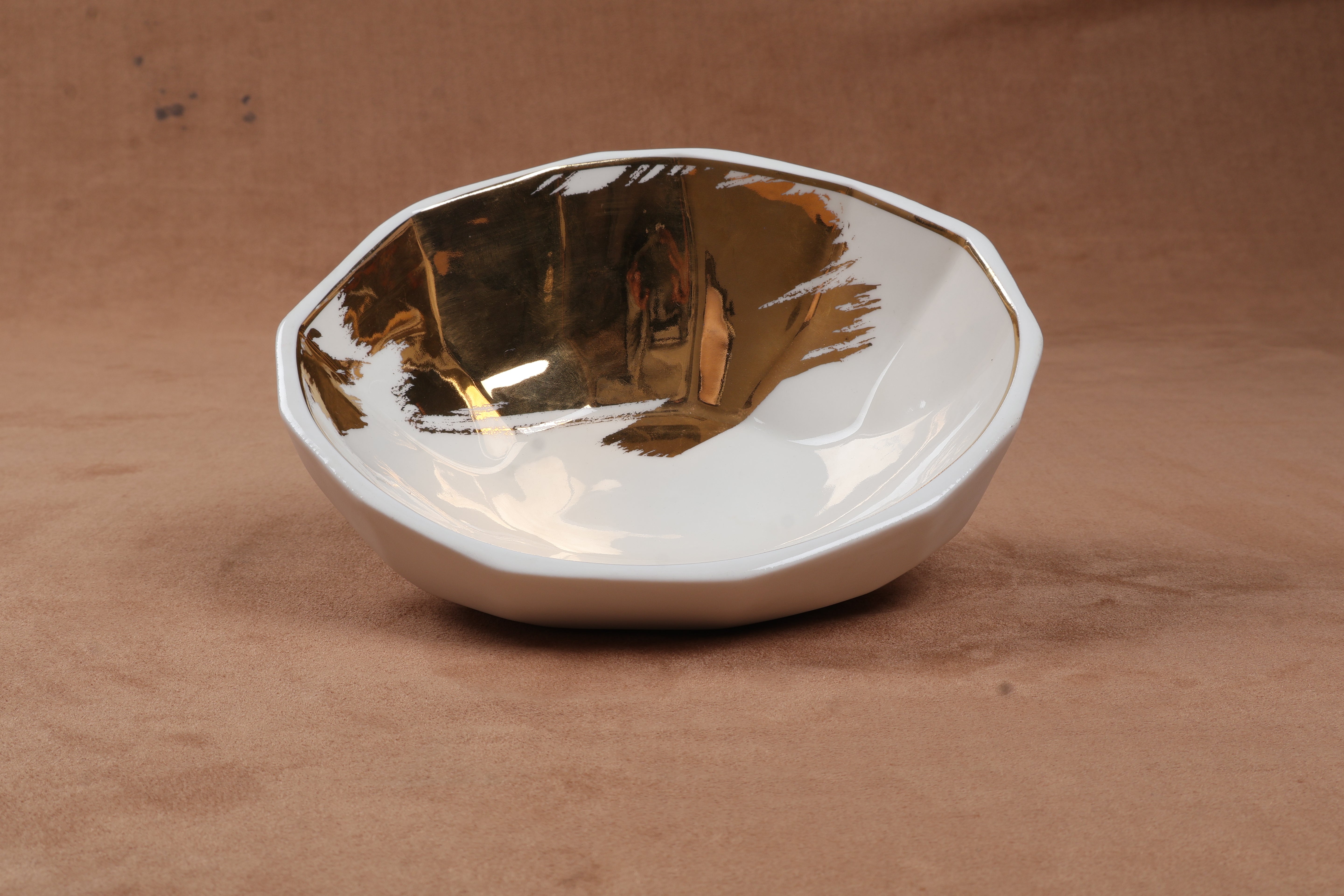 Identity serving dish Brush stroke design