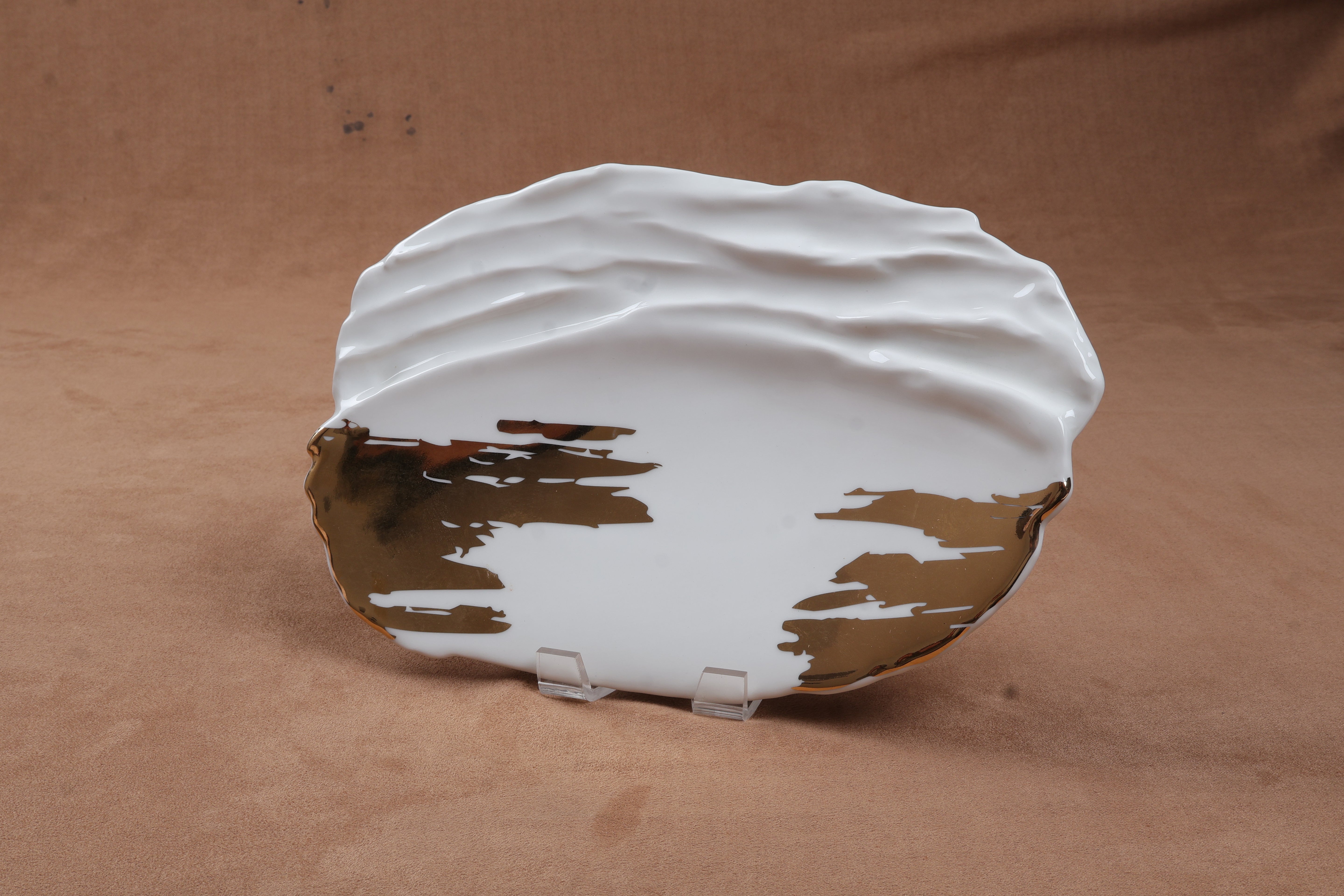 Identity Platter medium with 24k Gold work