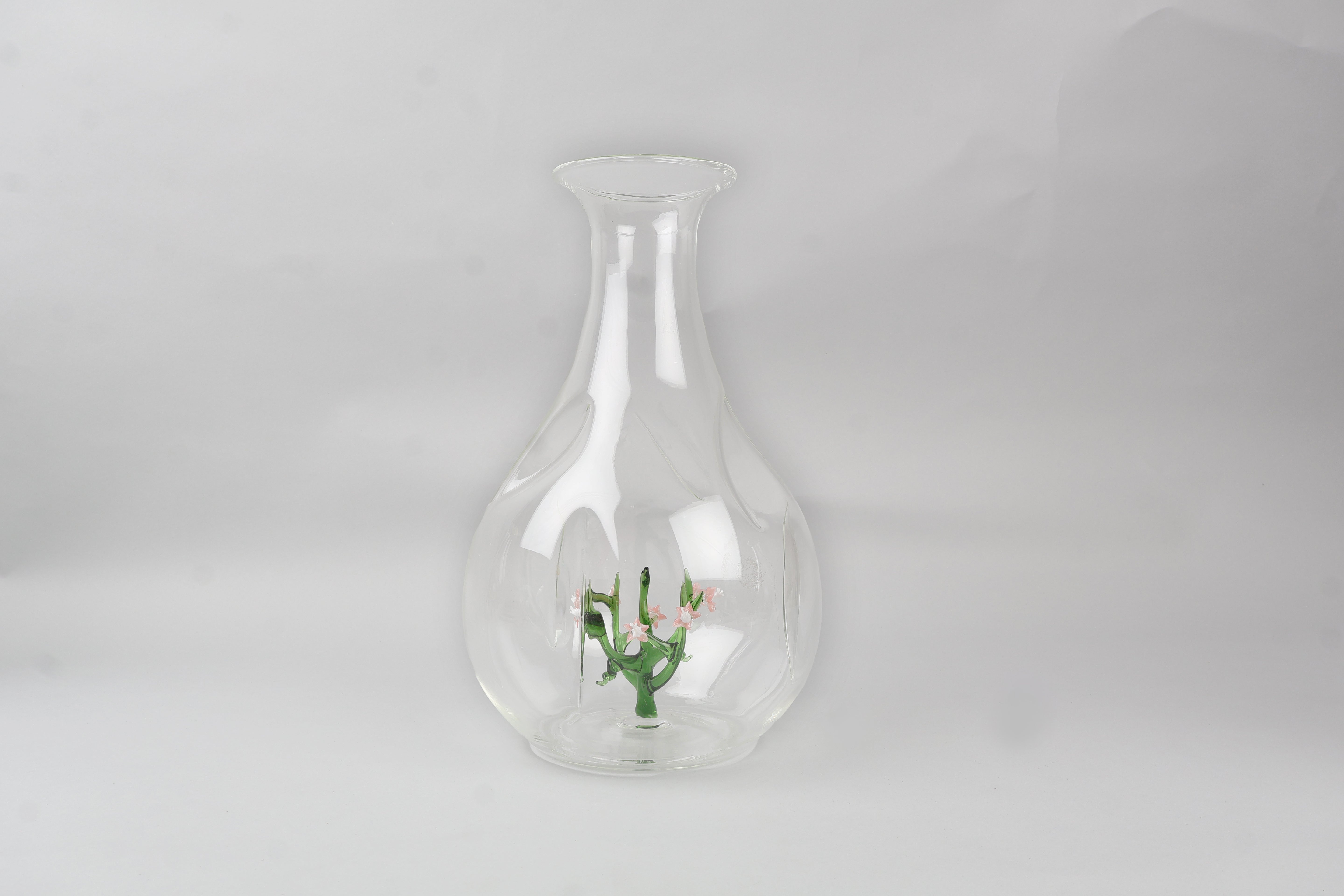 Jardin Glass Carafe- Pink