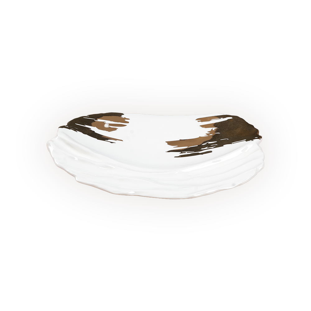 Identity Platter medium with 24k Gold work