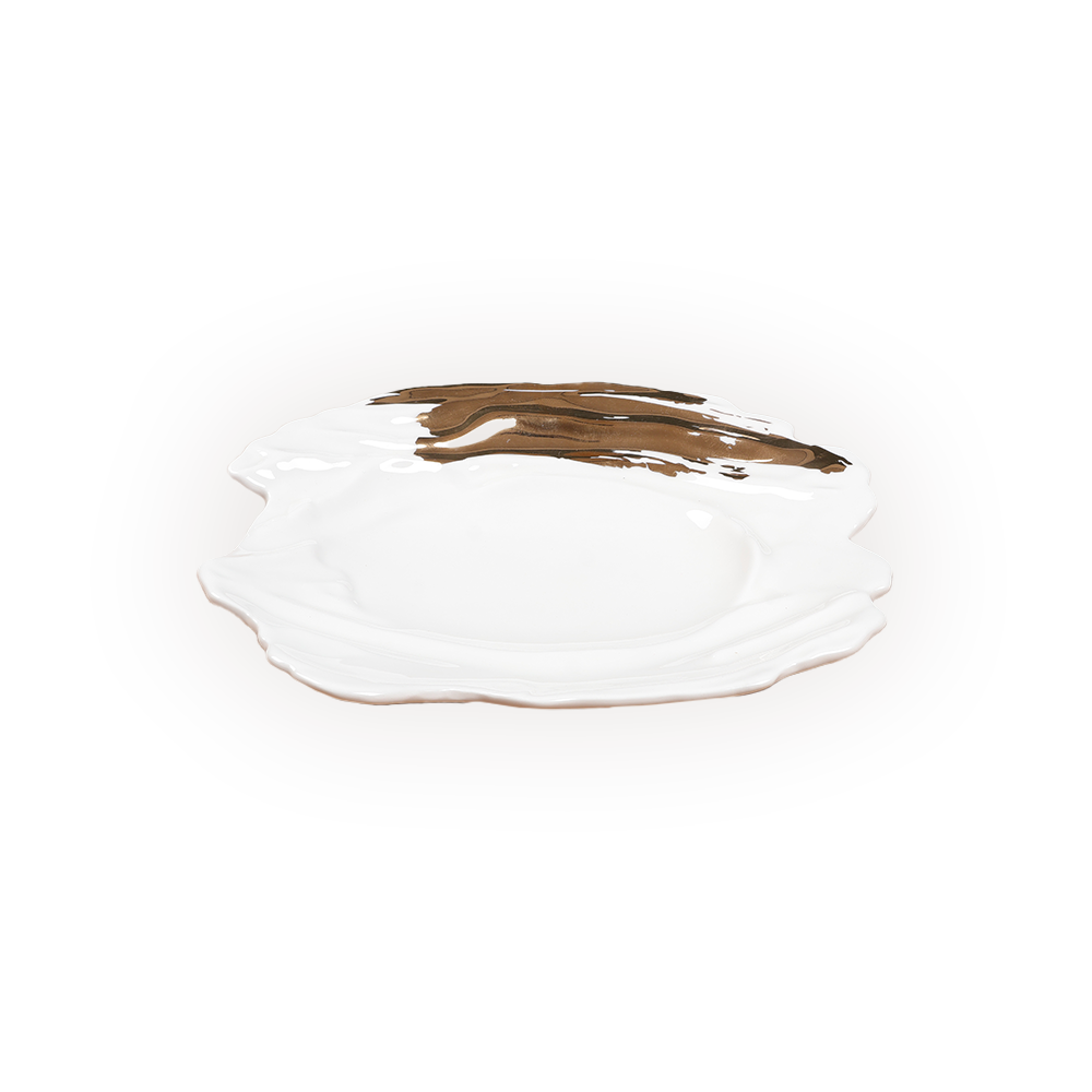 Identity Platter small with 24k Gold work