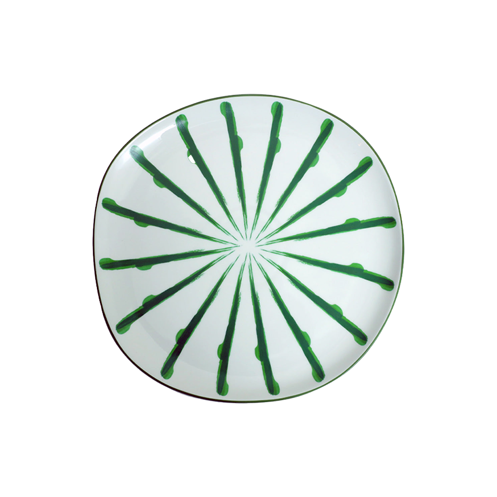 Jardin Dinner Plate- Green