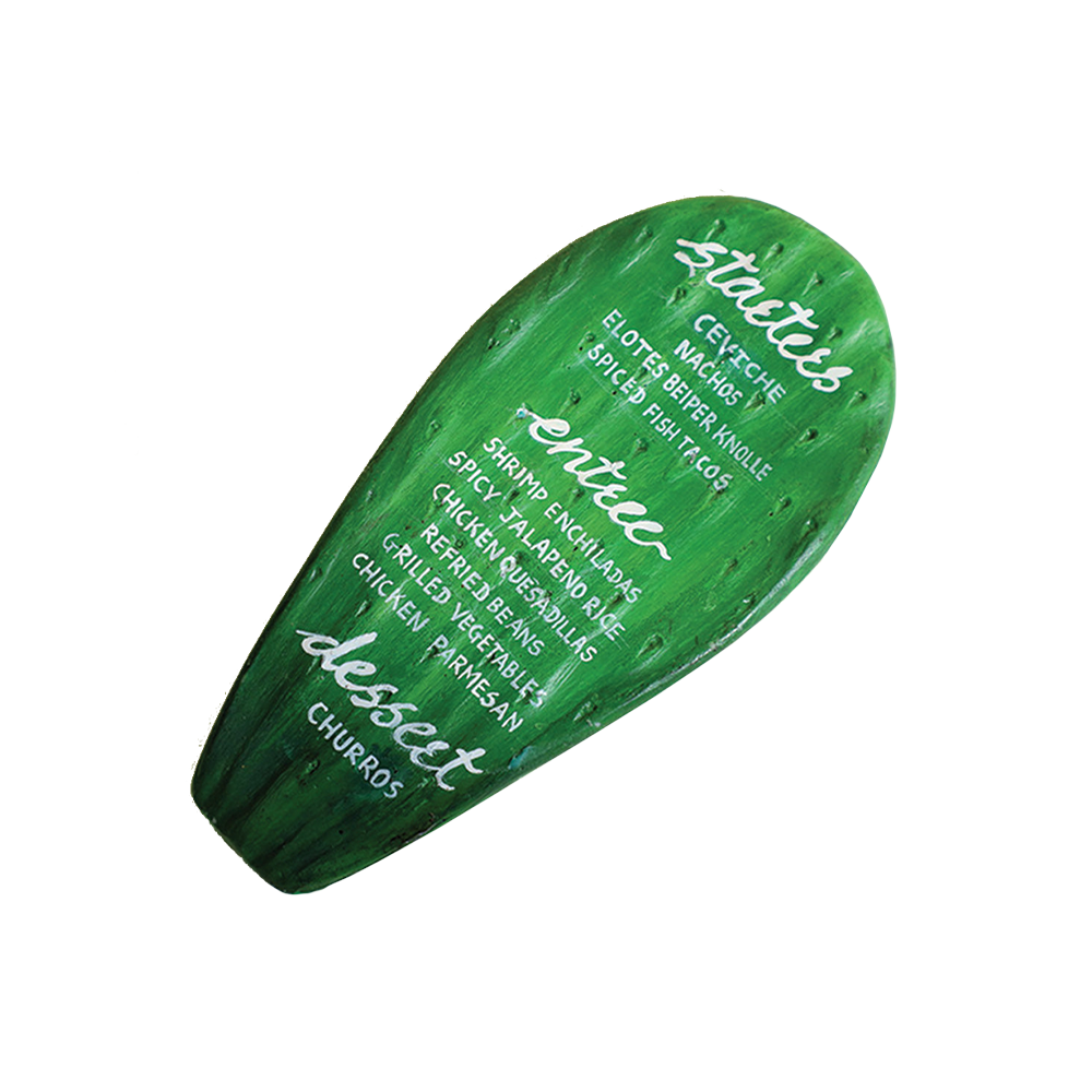 Mexican Cactus Menu Holder