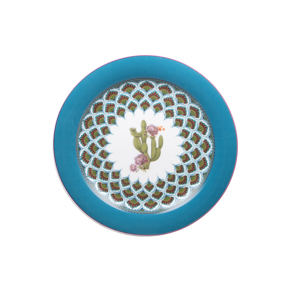 Mexican Dinner plate-white centre