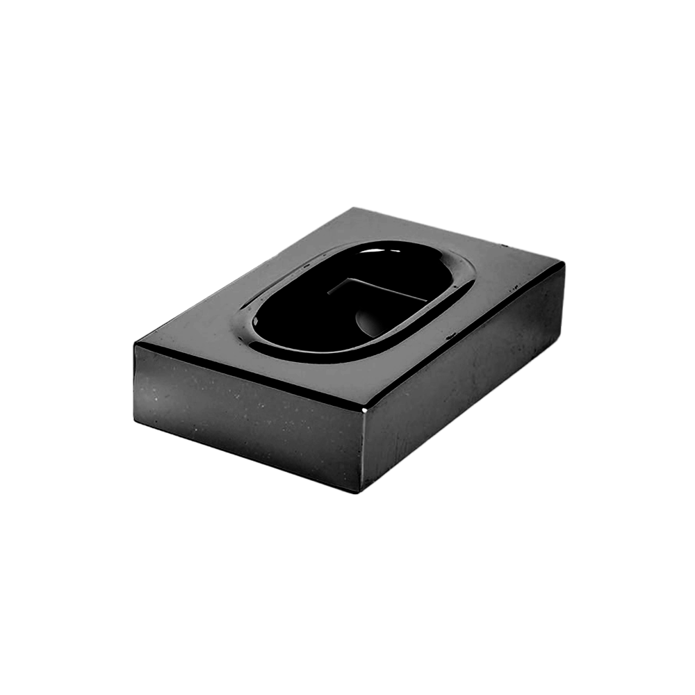 Mini Metal Tissue Holder- Black