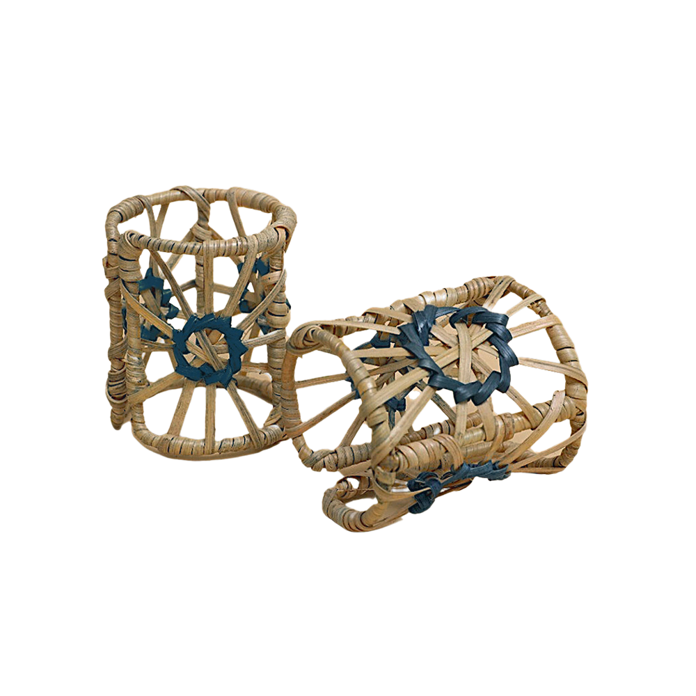 Jardin Napkin Ring- Set of 2 Blue