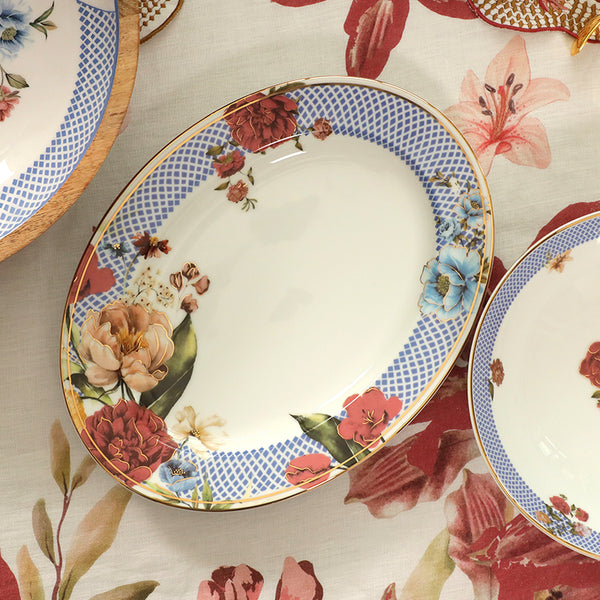 Victorian Romance Oval Platter (Dia 11)