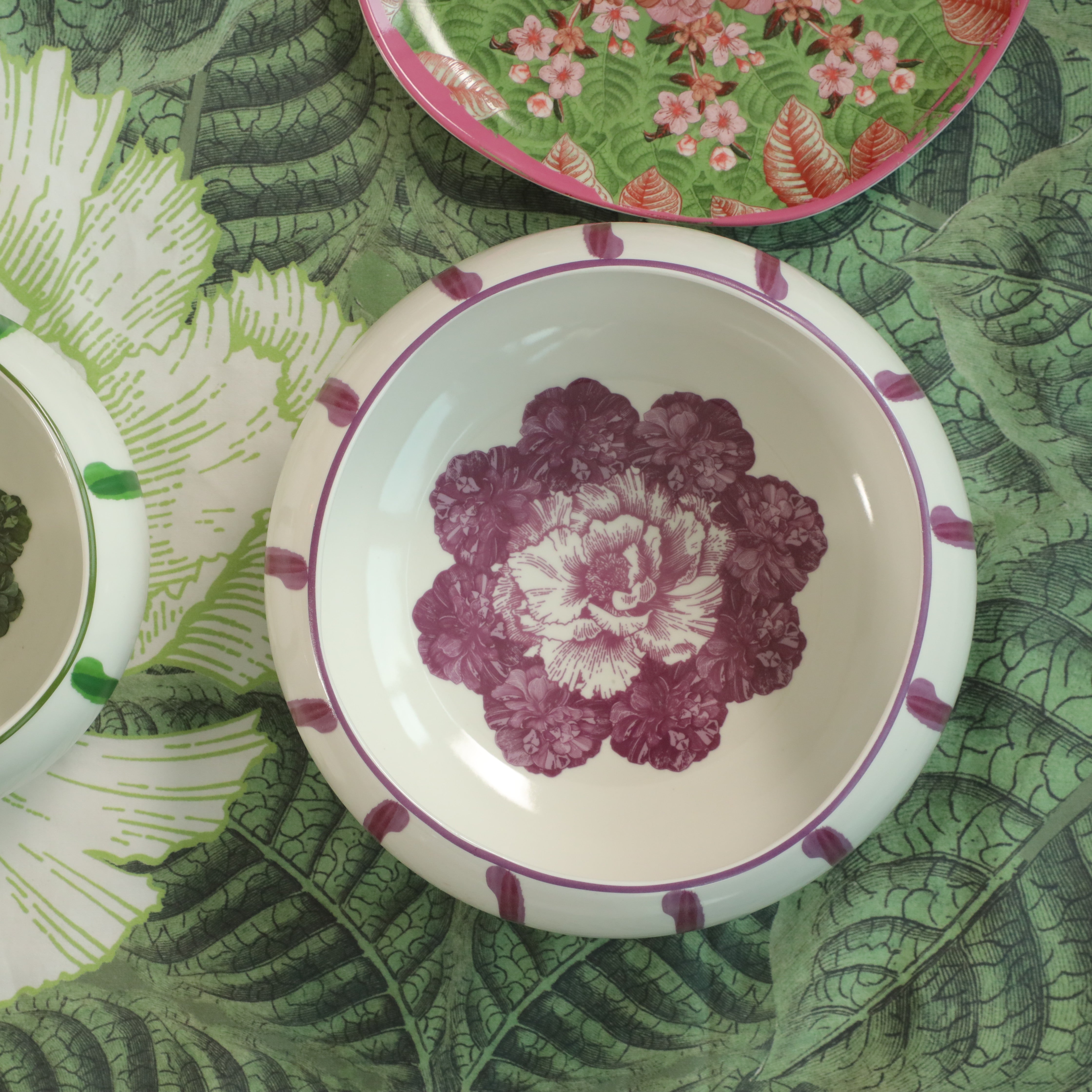 Jardin Large Serving Dish- Purple