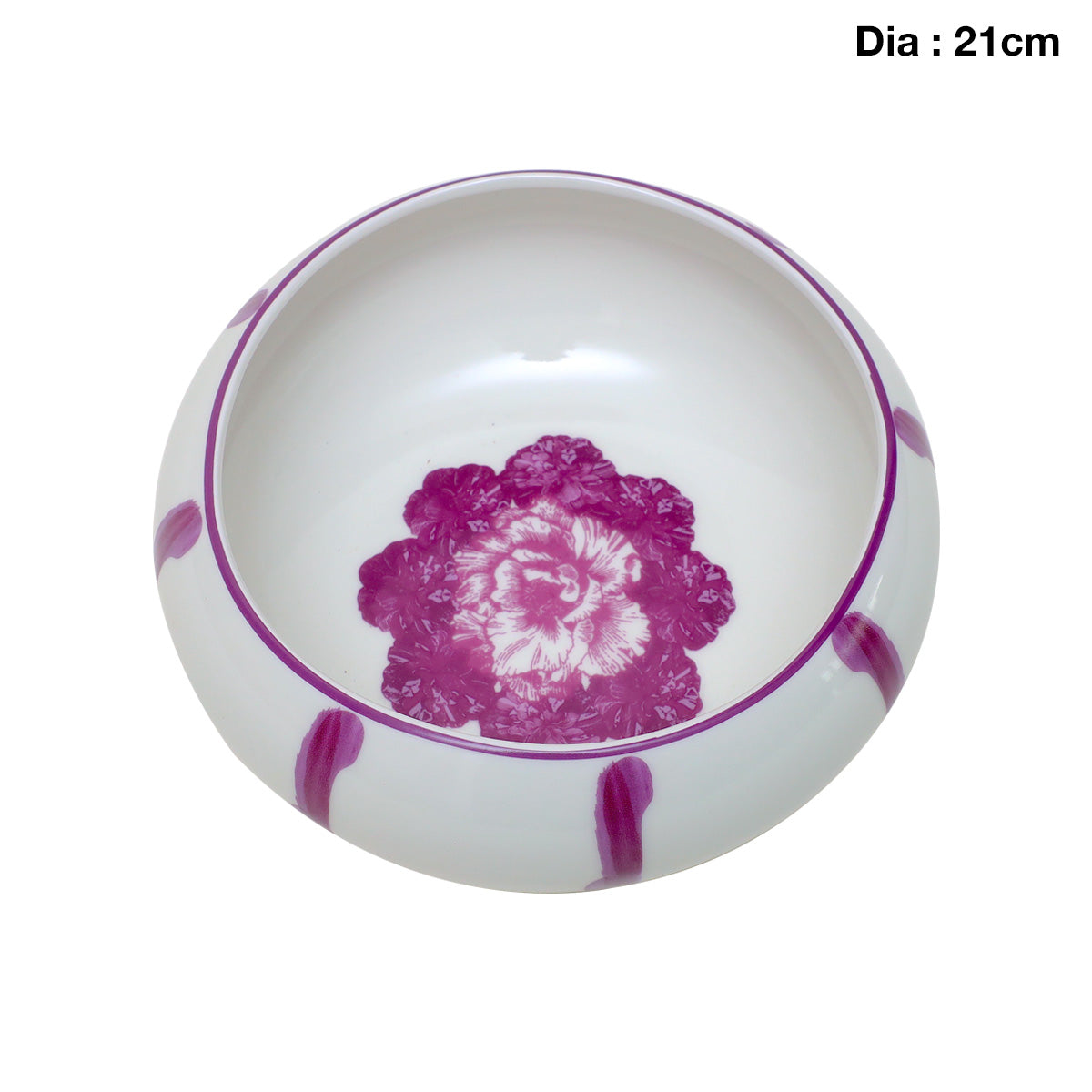 Jardin Large Serving Dish- Purple