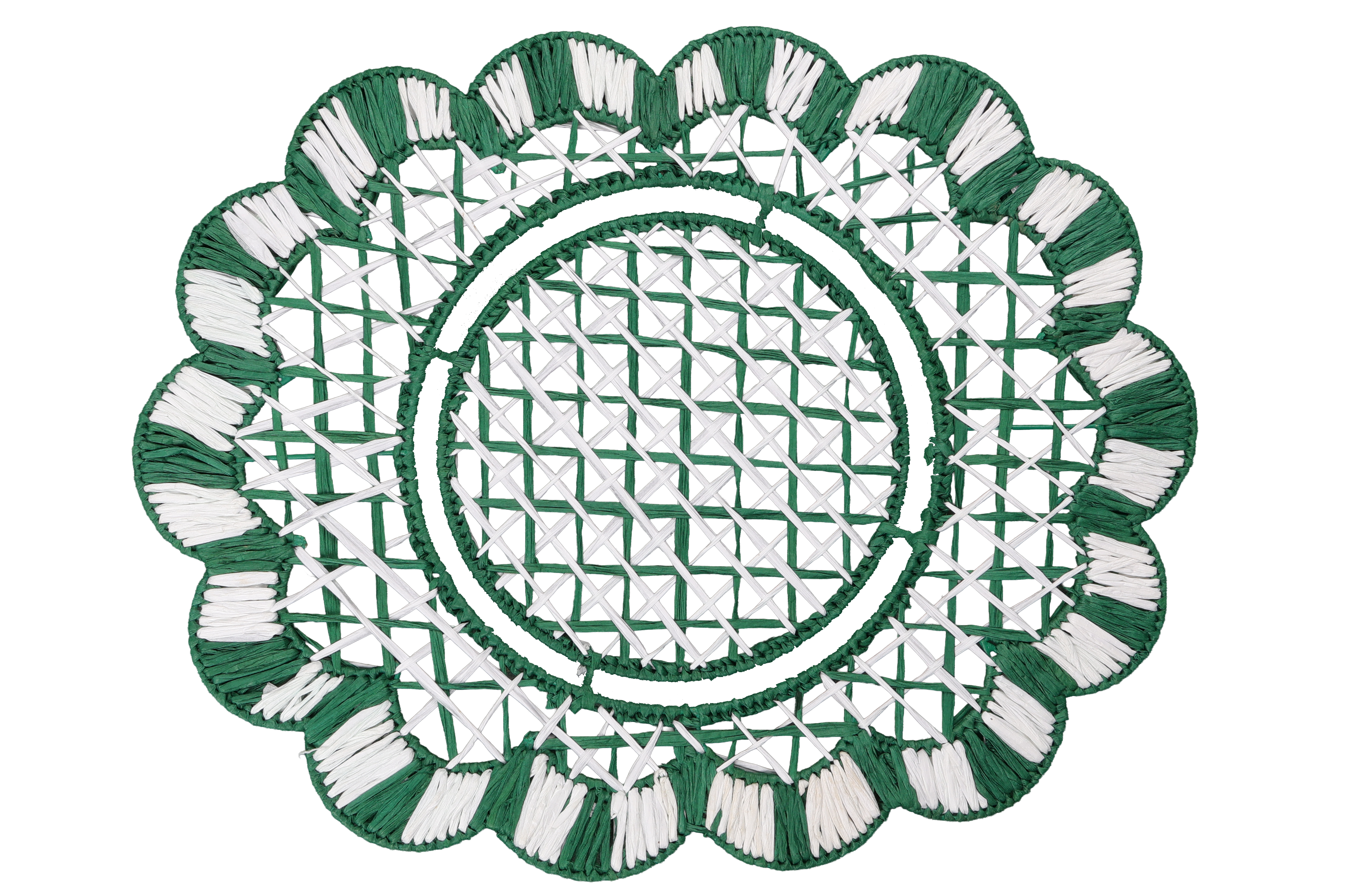 Tenkaya Rafia charger plate