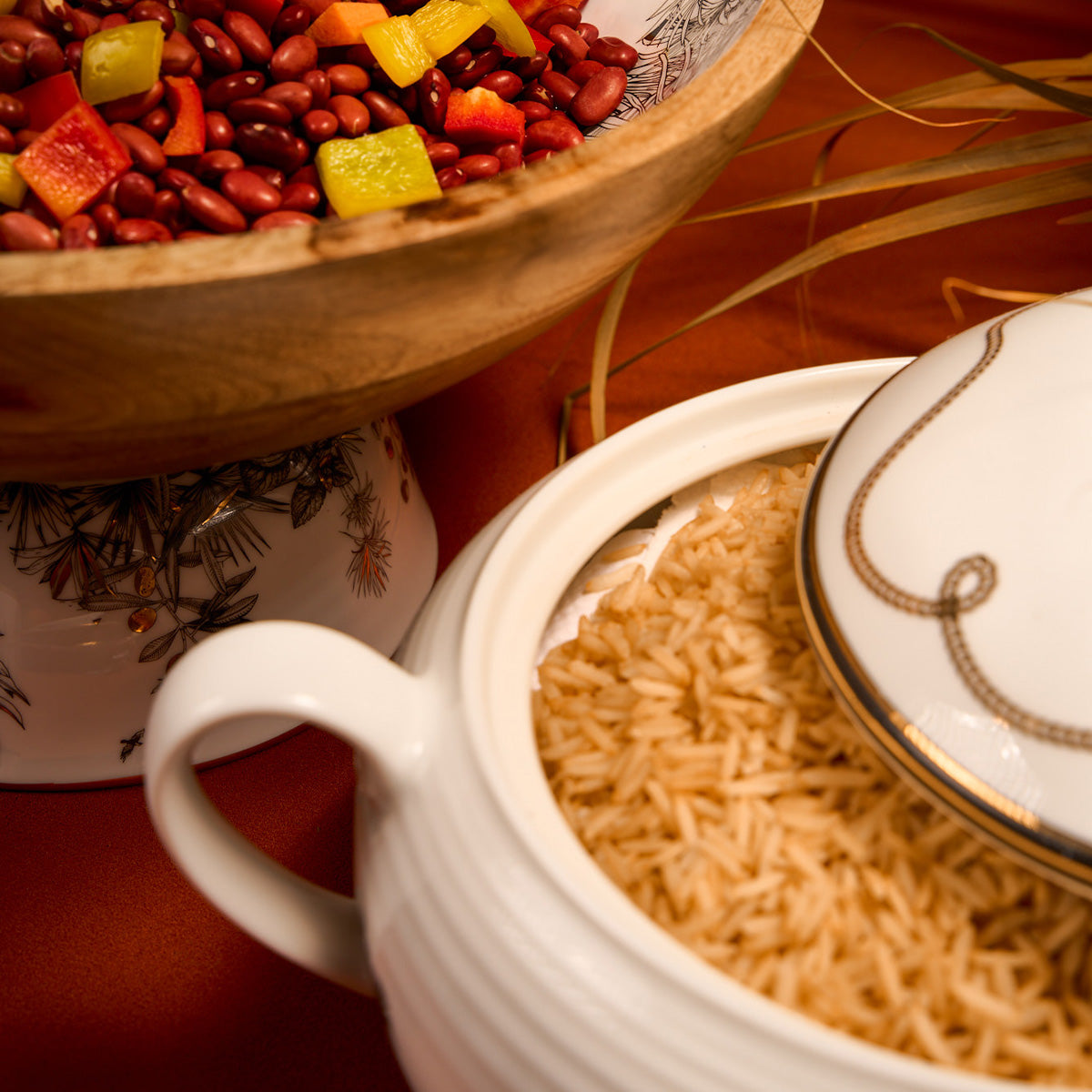 Safari Rice Dish With handle