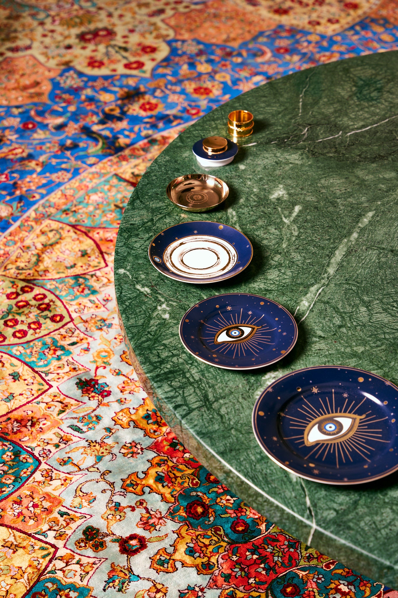 Evil Eye Saucer with White centre