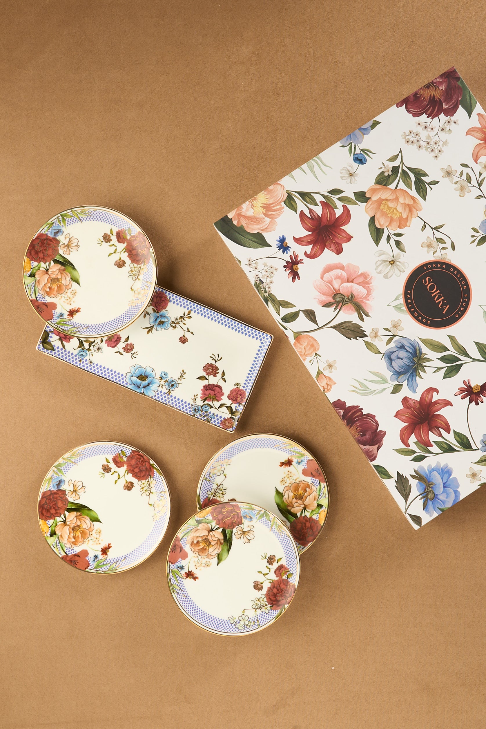 Victorian Romance Platter gift set