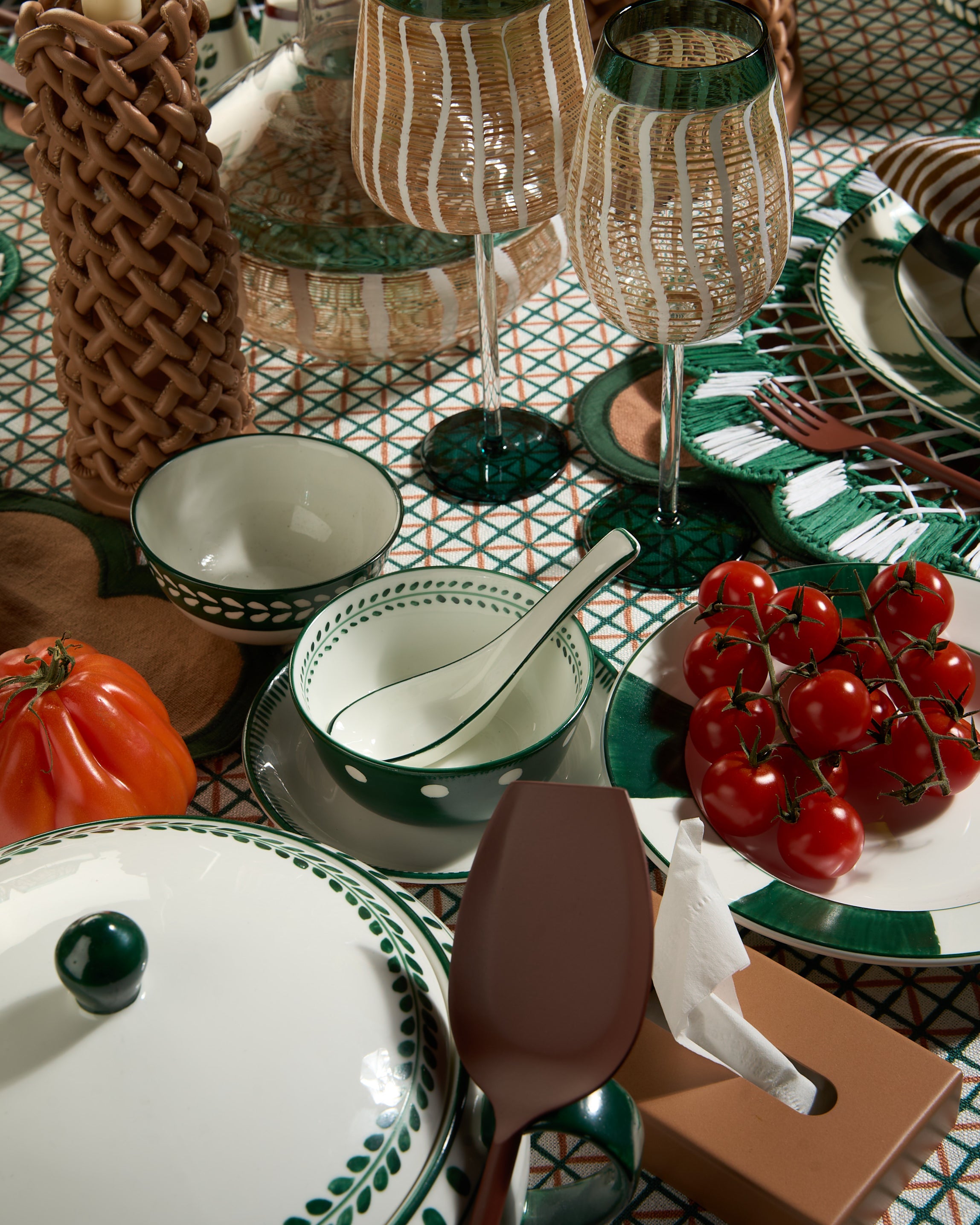 Tenkaya soup bowl & spoon & Soup plate