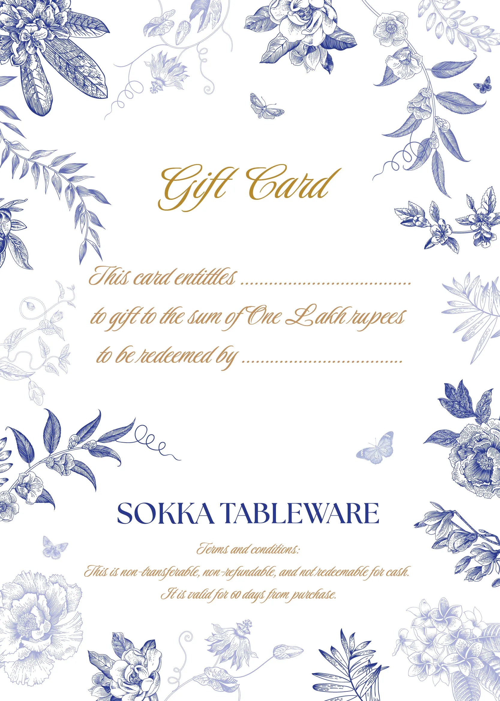 SOKKA TABLEWARE GIFT CARD