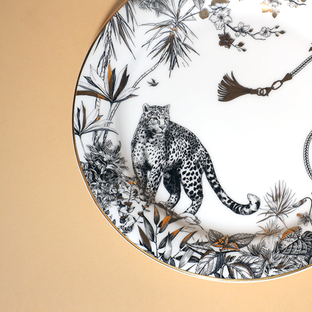 Safari Leopard Dinner Plate(dia 10')