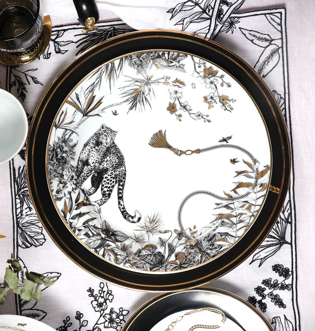 Safari Dinner Plate- Leopard