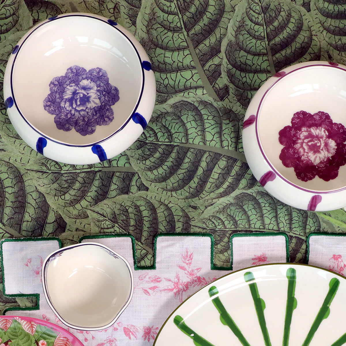 Jardin Small Serving Dish- Purple