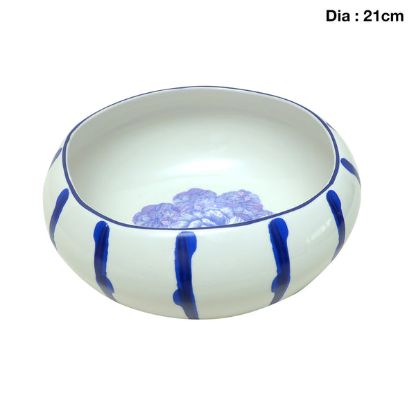 Jardin Printed Blue Serving Dish (21cm)
