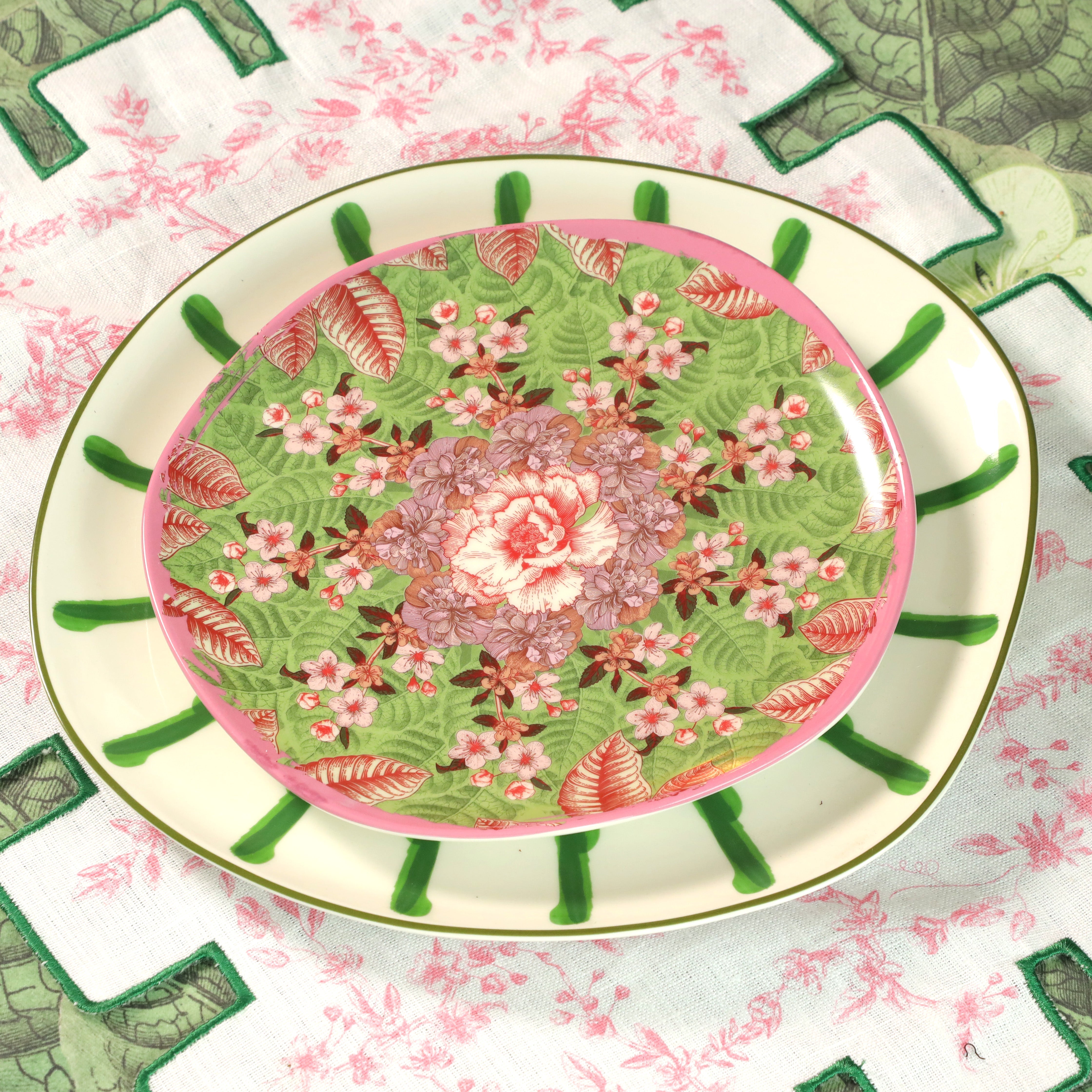Jardin Side Plate- Pink