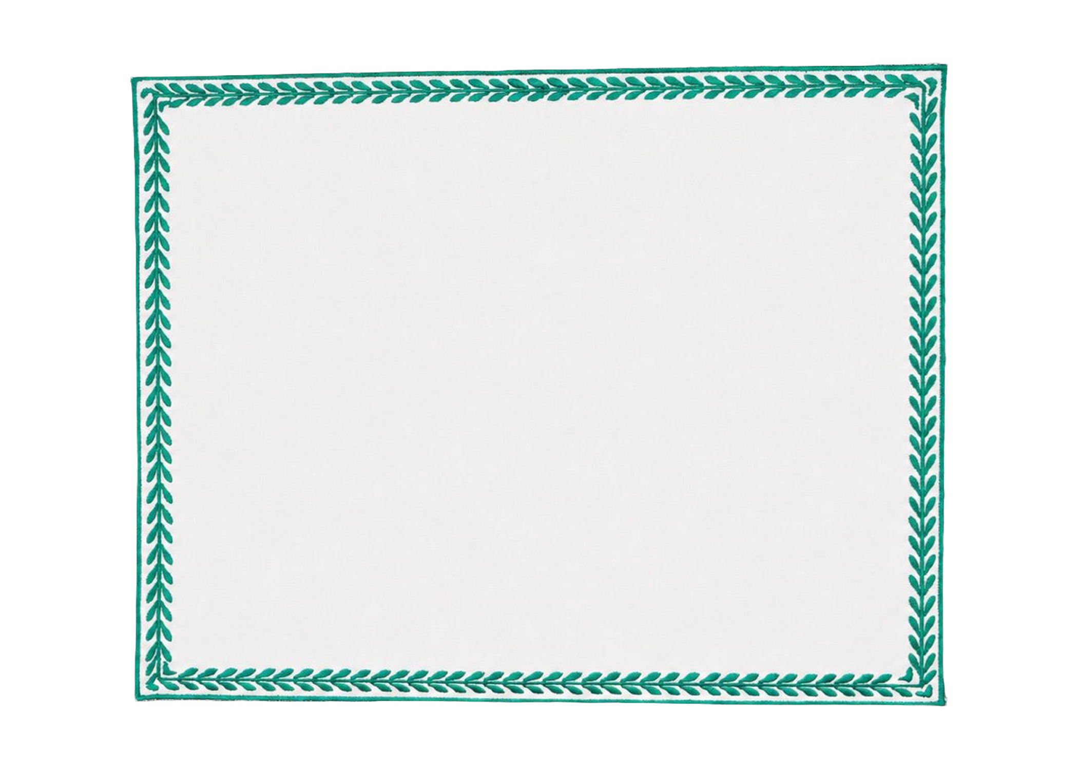 Tenkaya White Green Placemat