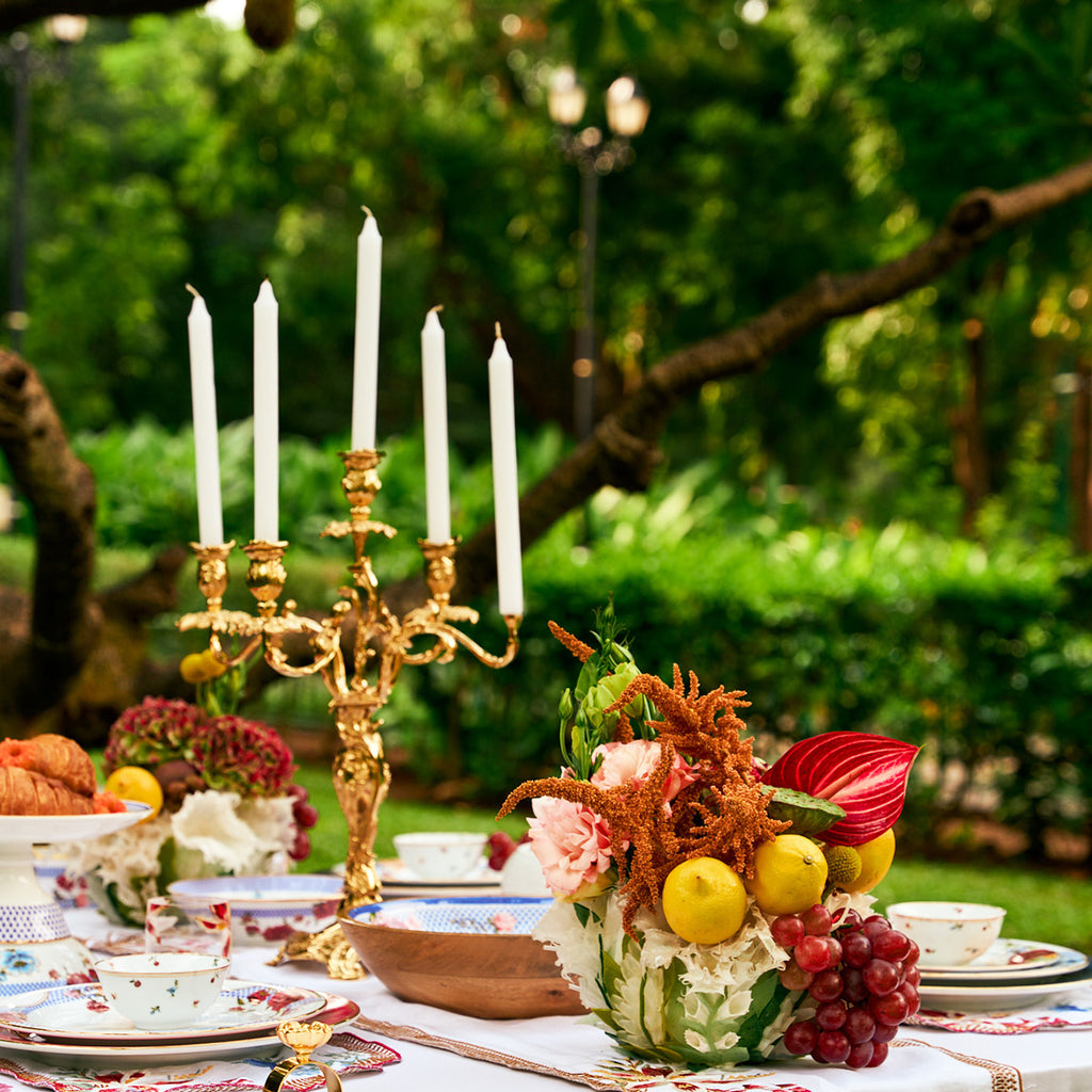 Victorian Romance Gold Candelabras