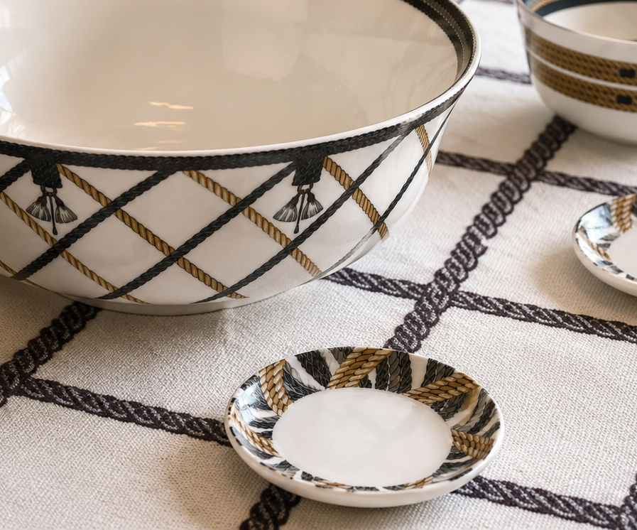 Cordage Appetizer plate- Ropes