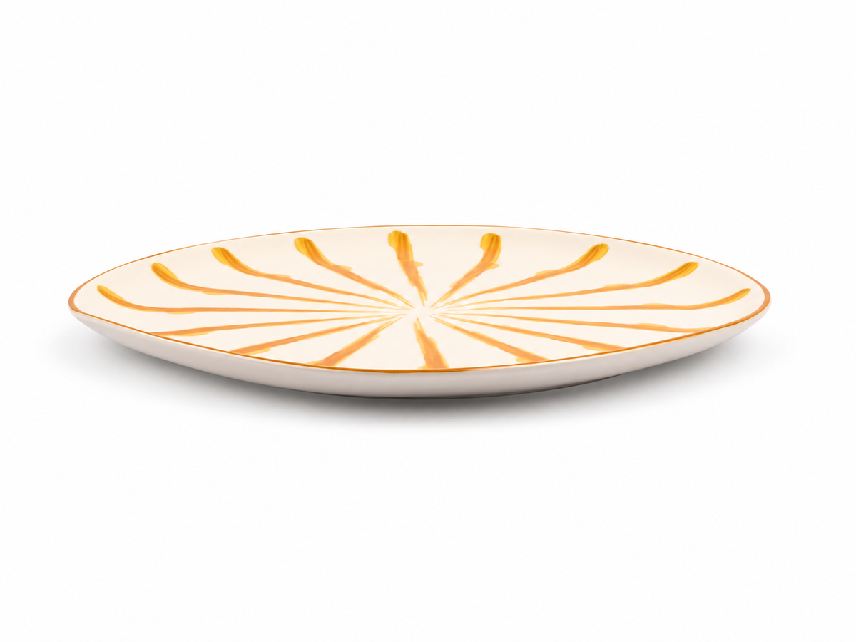 Jardin Dinner Plate- Yellow