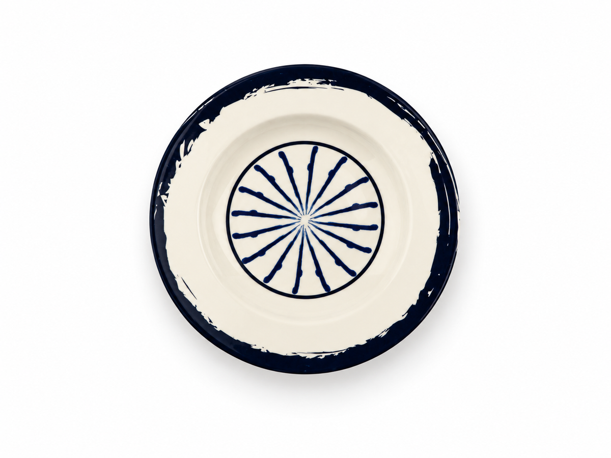 Jardin Pasta Plate - Blue