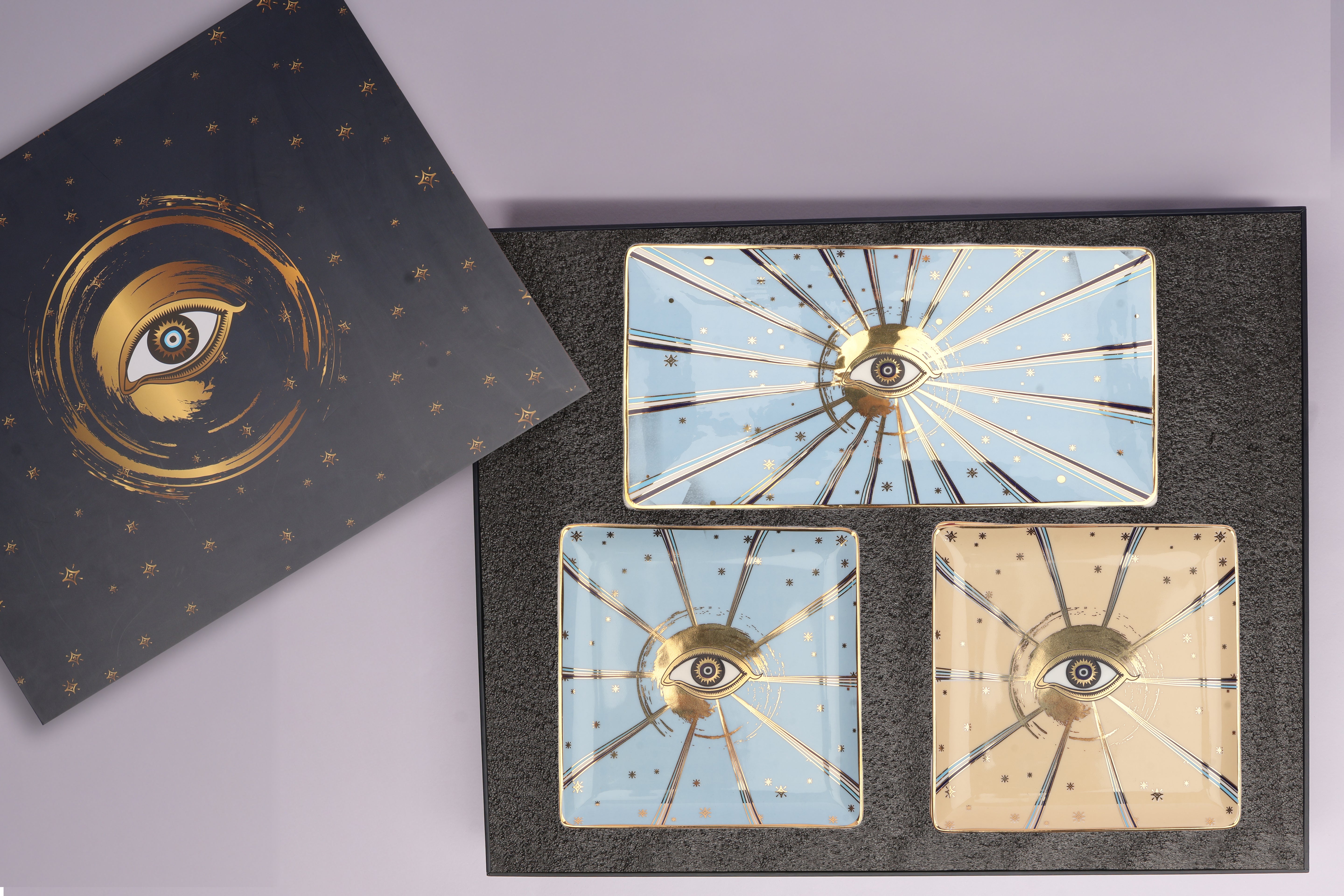 Evil Eye Rectangular Platter Gift set 1