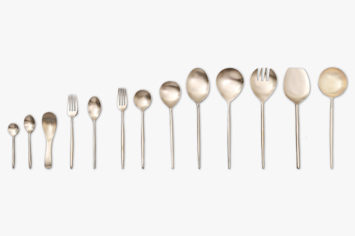 Kansa Grand Cutlery Set - kansa cutlery by Sokka Tableware
