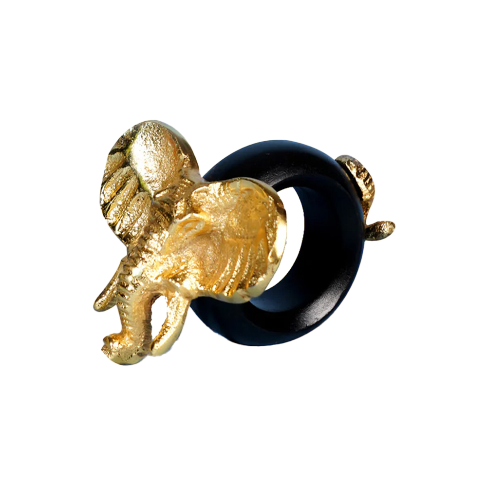 Safari Napkin Ring- Elephant