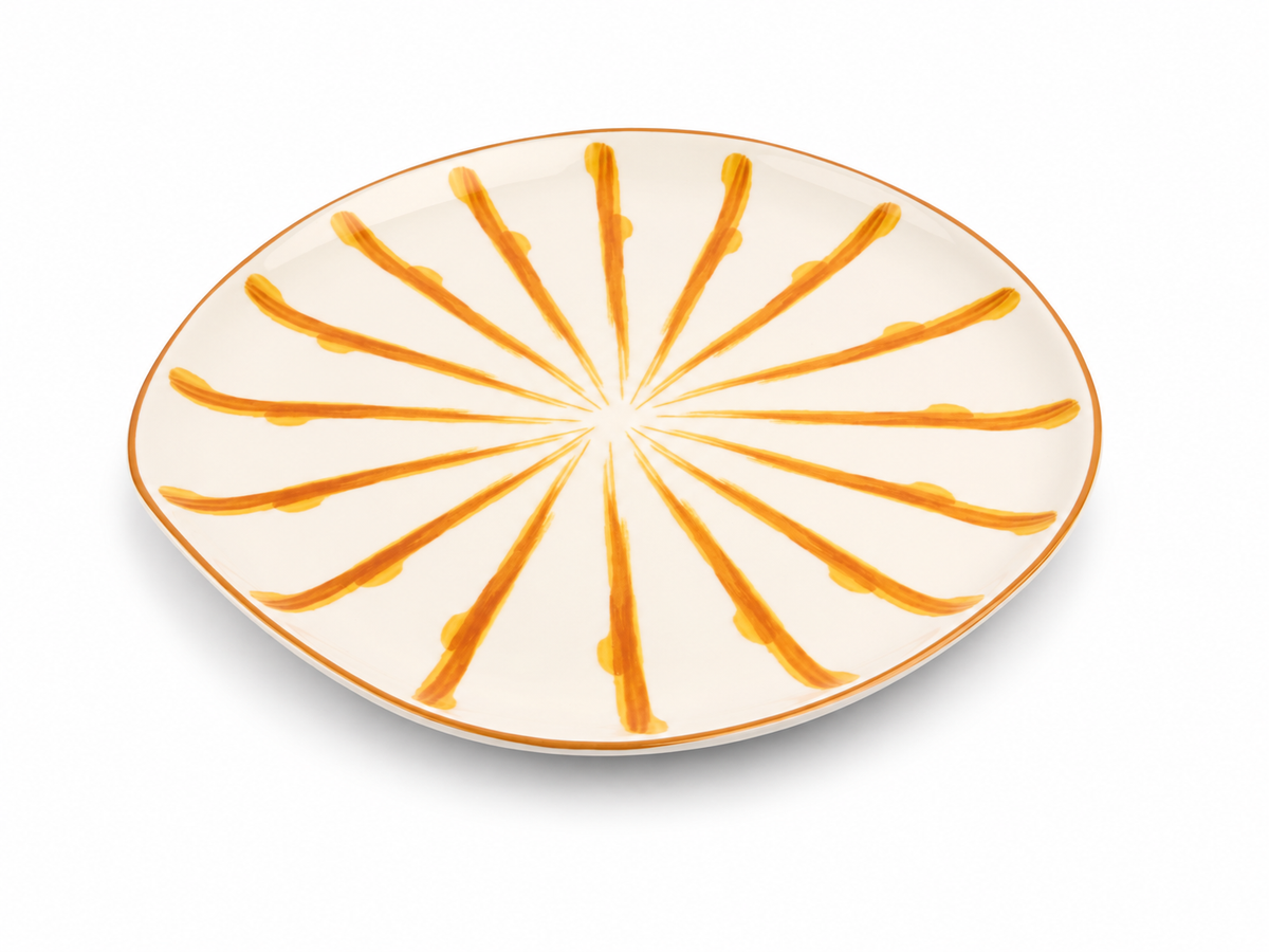 Jardin Dinner Plate- Yellow