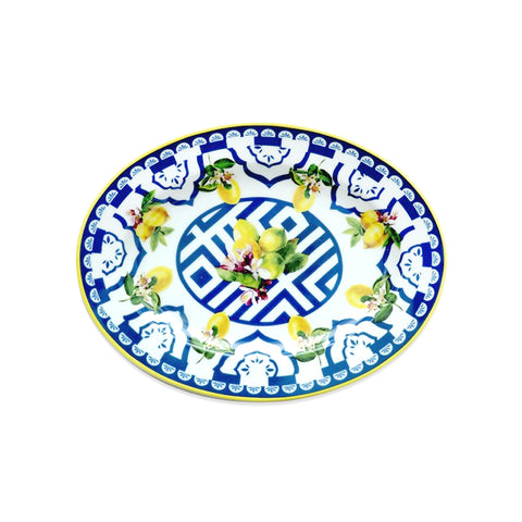 Bella Porcelain Oval Platter (dia 11.5” ht 9”)