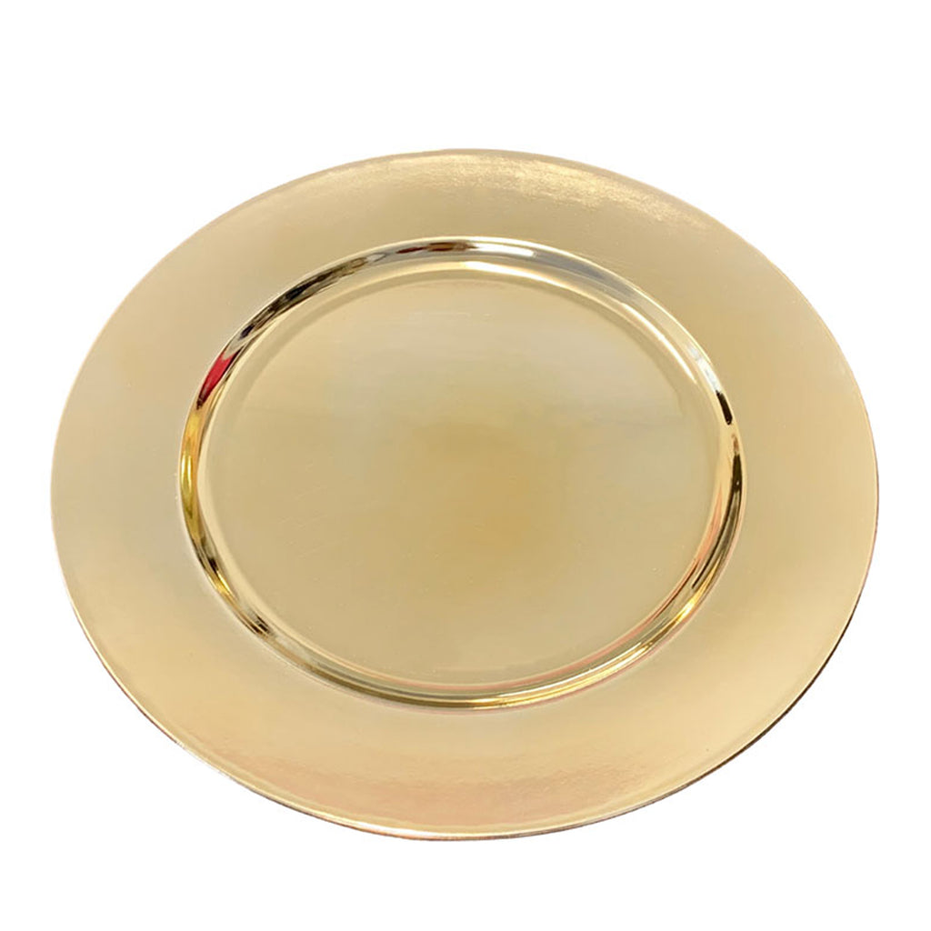 Golden Metal Charger Plate 2