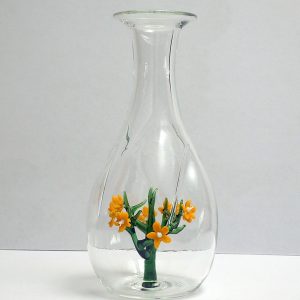 Jardin Glass Carafe with Yellow Flower inside (2 Ltr)