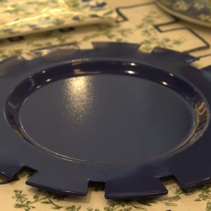 Jardin Charger Plate- Blue